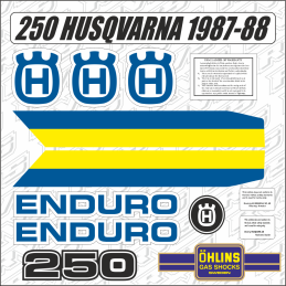 Kit Déco 250 Husqvarna 1987-88