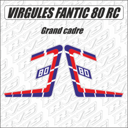 Déco Virgules Fantic 80 RC...