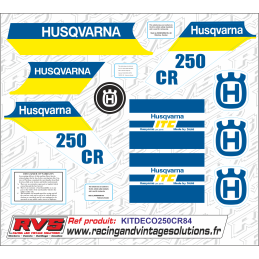 Kit Déco Husqvarna 250 CR 1984