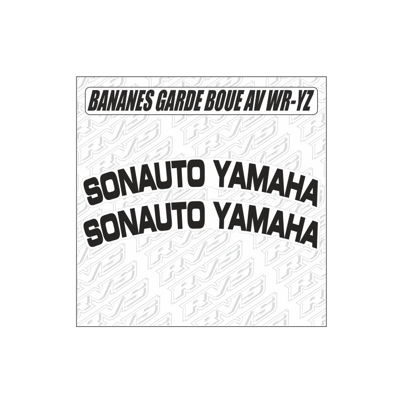 Yamaha Seat Stencil Kit – Fits YZ, IT, OW, DT, RT, CT 100-490cc – Vintage Dirt Bike