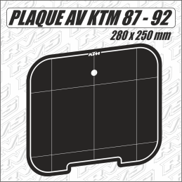 Fond de plaque AV CROSS...