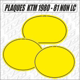 Fonds de plaques KTM...