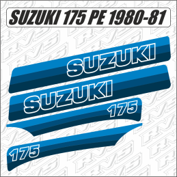 Kit déco Suzuki 175 PE 1980-81