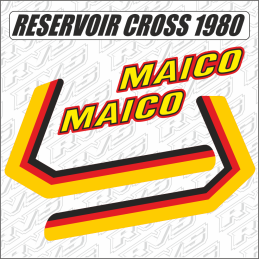 Déco Réservoir Maico Cross...