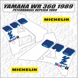Kit déco Yamaha 360 WR 1989...