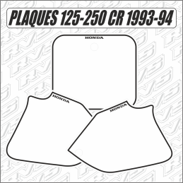 Fonds de plaques Honda...