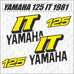 Kit déco Yamaha 125 IT 1981