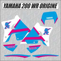 Kit déco Yamaha 200 WR origine