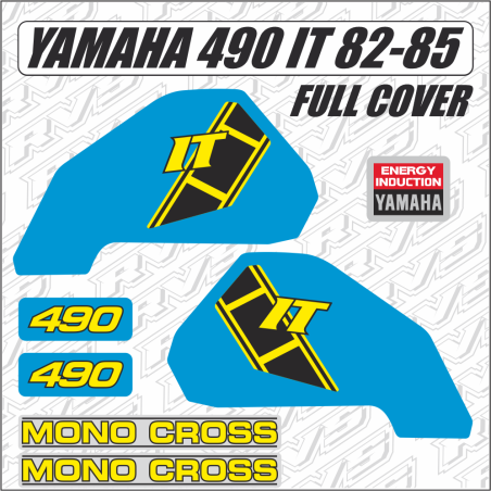 Kit déco FULL COVER Yamaha 490 IT 1982-85