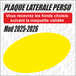 100%PERSO Fond de Plaque...