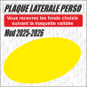100%PERSO Fond de Plaque Latérales Caballero 2025-26