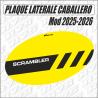 Fond de plaque Caballero Scrambler 2025-26
