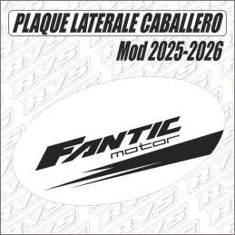 Fond de plaque Caballero...