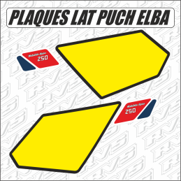 Fonds de plaques latérales...