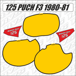 Fonds de plaque 125 Puch F3...
