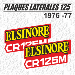Déco caches latéraux 125 CR...