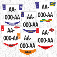 Plaque Moto Enduro